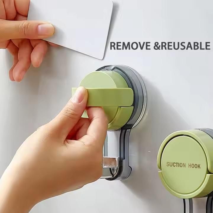 Heavy-Duty Suction Wall Hooks for Towels – Pack of 2