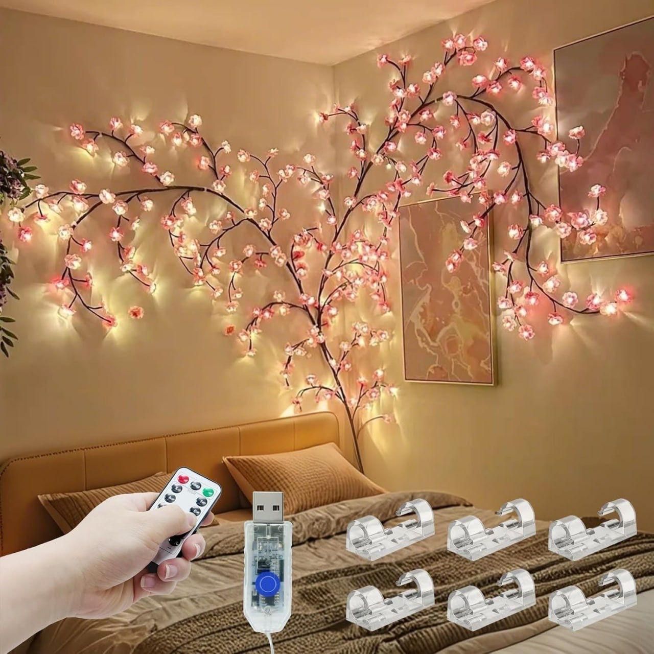 Cherry LED Branch Lights – Modern Decorative Lighting for Home & Events