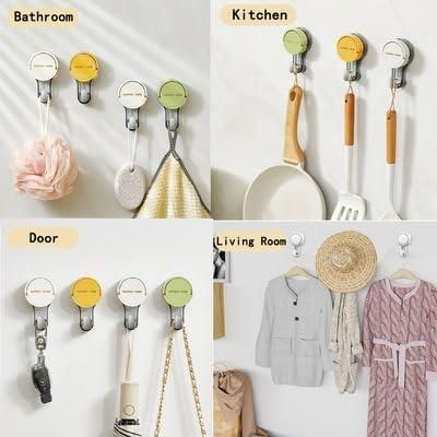 Heavy-Duty Suction Wall Hooks for Towels – Pack of 2