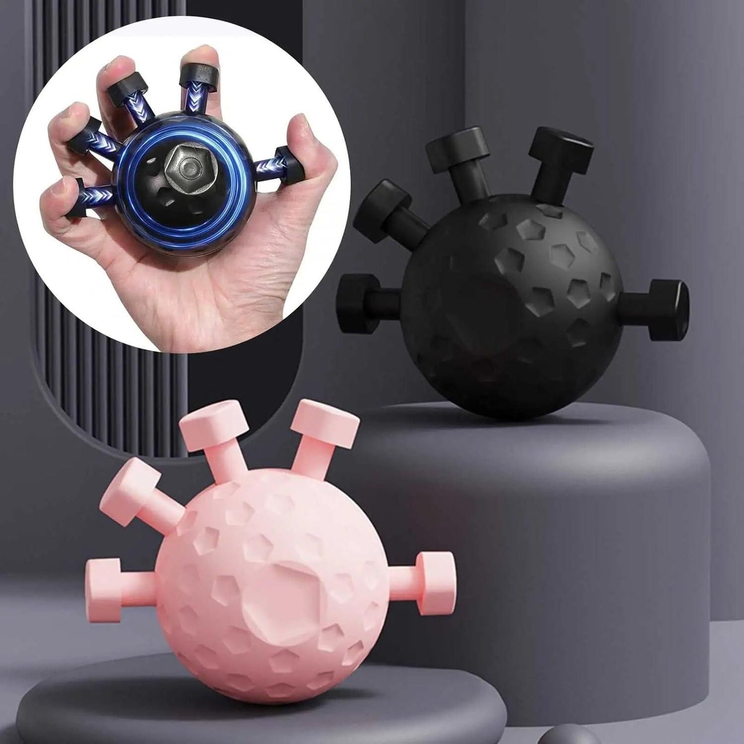 Portable Hand & Finger Strengthener – Grip Trainer for Muscle Building