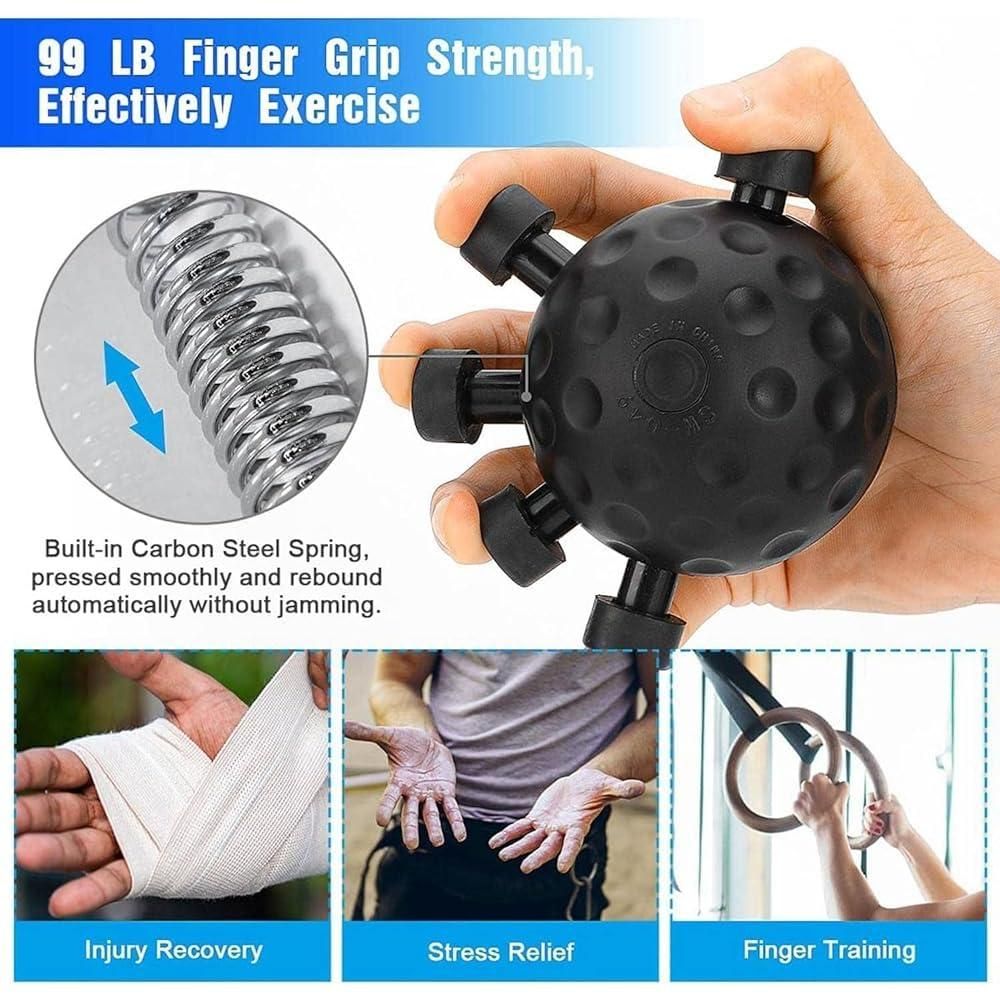 Portable Hand & Finger Strengthener – Grip Trainer for Muscle Building